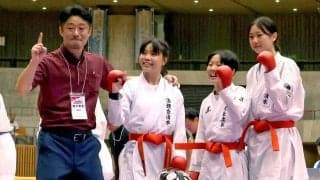 【中学空手道】女子団体組手で泊親会清水が連覇　「プレッシャーを感じていました」地元静岡で日本一に堀川監督男泣き