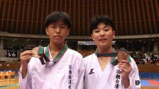 【中学空手道】男子個人組手で静岡県勢２人が３位　残り２秒で逆転負けの佐野悠月「これが自分の弱さ」　市川一汰「うれしいけど、やっぱり悔しい」