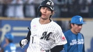 「相変わらずの内角打ち」“夏男”藤原恭大の躍動にファン熱狂　雨中断明けの先頭弾から猛打賞、8月打率.314に上昇「夏のマリンが良く似合う」