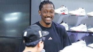 ジェイレン・ウィリアムズが来日イベント登場…河村のアディダス入り歓迎、“子どもにファンサ”の理由