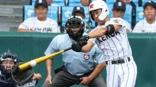 うつむいていた健大高崎の背番号6　大リーガーたちも涙流した甲子園