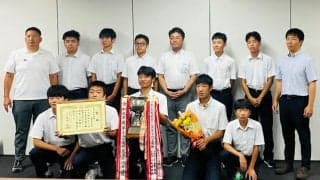 城崎中ボート部、男子総合で30年ぶりの優勝　全日本中学競漕大会