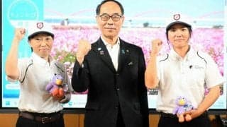 女性の審判委員「全国にも広がって」　埼玉から派遣の2人が知事表敬