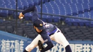 神奈川大のプロ注目サブマリンが自己最速を更新する142キロを計測！春から平均球速が4、5キロアップに成功