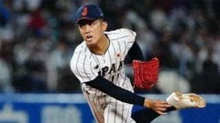 侍U18・織田翔希、衝撃の156キロ　神宮騒然…大学代表にエンジン全開、自己最速は157キロ