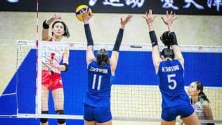 バレー女子　まさかの４強敗退に選手は涙、涙　石川主将は声震わせ「まだまだ足りないところがこの試合に出た」和田は絶句「自分たちの弱さ」セッター関も「勝てなかった事実がある」タイに１－３で敗れ五輪切符逃す