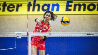 【バレー】日本女子２セット連取！和田由紀子サービスエース連発　最後も和田の強打で25－16