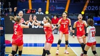 バレー女子　日本が３位死守で２７年Ｗ杯出場権獲得　準決敗戦から一夜、イランに意地のストレート勝ちも石川主将は悔し涙「目指しているところにはいけなかったので。悔しさ残る大会」エース和田も瞳潤む