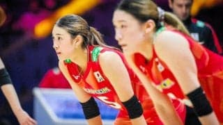 バレー女子　日本は悔し涙の銅メダル　石川主将、エース和田が表彰式で涙ぬぐう　３位決定戦イランにストレート勝ちで２７年Ｗ杯出場権獲得も今大会での五輪切符ならず