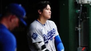 大谷翔平、5打数無安打2三振と沈黙　10試合HRなし…ド軍快勝で8月締め