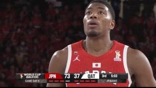 八村塁が最多30得点の大活躍！バスケ日本代表、史上初のNBA経験者3人が揃い踏み！カタールに100点ゲームで最終予選2連勝