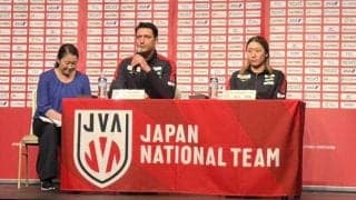 バレー女子日本代表がアジア選手権から帰国　ロス五輪切符逃し石川主将「申し訳ない」「見えないところのつながりが欠けていた」次のチャンスは来年８月Ｗ杯「一歩ずつ成長していきたい」