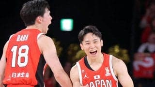 【バスケ男子】司令塔の河村勇輝は１０アシストの活躍で勝利に貢献　Ｗ杯、五輪に向け「アメリカで修行してまた強くなって帰ってきたい」　Ｗ杯アジア２次予選カタール戦
