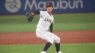 花巻東の二刀流が投打で活躍！投げては無失点、打者としては大学日本代表相手に2安打【侍ジャパン】