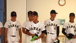 【U18】「子供に手添えてる織田君優しい」横浜の織田翔希らが園児と交流する姿に「癒やされた」