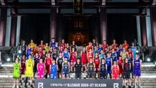 「普通やらないよね」を形に…Bリーグ全55クラブが増上寺に集結しセレモニー、“B.革新”初年度へ