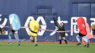 【すしレース】ミャクミャクも観戦？コハダ最多13勝目「はやとくん」坂本勇人の安打直後に快走