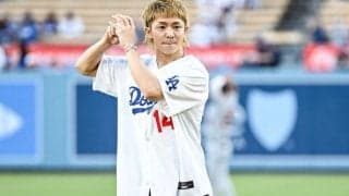 ド軍戦降臨の日本人へ…MLB公式が異例の対応　公開された「良い写真」に反響「すごく良い顔」