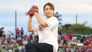 「ずっと綺麗」“奇跡の41歳”に喝采　抜群スタイル、透明感…大暴投も「これぞ秋田美人」