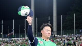 【ヤクルト】西村瑠伊斗、引退表明の石川雅規に「感謝を込めて」プロ初３安打４打点