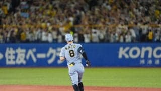佐藤輝明の138m弾は「ゴルフボールみたい」　カメラは見失い…右翼席ファンは見上げた衝撃の一撃