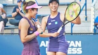  柴原瑛菜ペア 熱戦制し全米OP初戦突破 