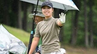 上野菜々子が単独2位スタート　7アンダーに「ちょっとびっくり」
