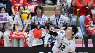 【バレー】日本、オマーンからセット先取　高橋藍がショートサーブのエース連発で主導権