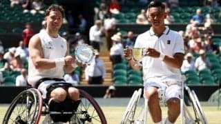  車いすテニス世界トップ対決、10月に有明で！小田凱人とヒューエットがエキシビション 