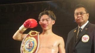 【ボクシング】WBO・AP王者伊藤千飛、右ストレート一撃でTKO防衛「初めて拳に手応えが」