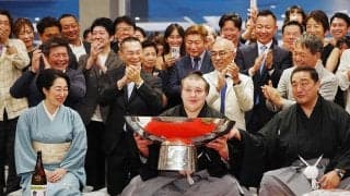 大雨で中止発表の安青錦Vパレード、代替開催の予定はなし　警察に相談、本人意向踏まえ中止決断