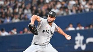 【ロッテ】新外国人ルケーシー、７回までノーノ－快投　外国人投手の達成ならポンセ以来４年ぶり