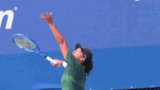 大坂なおみ　翌日の４回戦に向けサーブを中心に練習　世界２位のルバキナと対戦　４回戦は日本時間８日午前３時半以降
