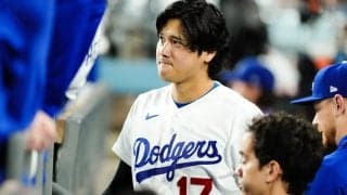 大谷翔平が列を離れ…駆け足でベンチ裏へ　連日続く“1人だけ”の行動、NHK中継が映し出す