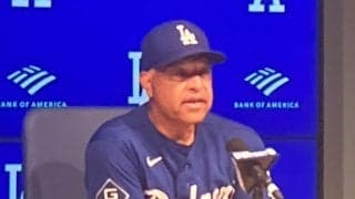 大谷翔平「１番ＤＨ」５戦ぶりスタメン復帰　ロバーツ監督発表「彼は喜んでいた」　いきなり難敵　敵軍先発は１５勝＆サイ・ヤング賞候補の２３歳右腕　代役１番好調のエドマンは３番【ラインアップ】