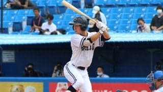 中央大に楽しみな1年生が出現！リーグ戦デビューでドラ1位候補から2安打！目標はソフトバンク近藤【大学野球】