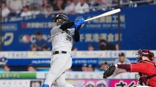 【ロッテ】井上広大が２試合連続の本塁打「初球からしっかり振れた」楽天先発・前田健太から一発