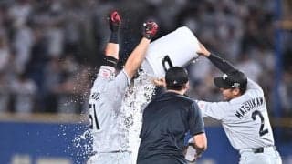 ロッテ　サヨナラ勝ちで２連勝　同点の九回に山口の適時二塁打で決着　４位オリックスに０・５差接近