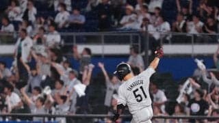 【ロッテ】山口航輝「松川に『バケツ用意しとけよ』」宣言通りのサヨナラ打でウォーターシャワー
