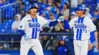 【DeNA】井上朋也が移籍後初安打！５月にソフトバンクからトレード加入　記念球はベンチへ