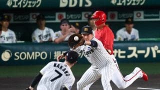 【阪神】名一塁手・大山悠輔のファウルに見せない好守が惜しくも幻に　併殺は認められず