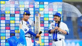 【DeNA】雨中決戦制した！井上朋也が「一番」の感触で３ラン　４位ヤクルトと4・5差拡大