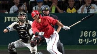 広島・中村奨成　今季初３番で２点適時打「良かった」「まだＣＳの可能性ある」　起用に応えた甲子園でプロ初４安打
