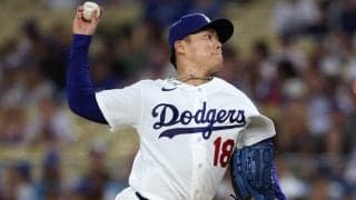 山本由伸、自己最多更新13勝目　7回10K1失点の快投…ド軍破竹の7連勝、13得点猛攻