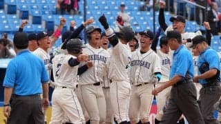 「最高です！」国学院大・石野蓮授が逆転サヨナラ弾「喜び堪能」ゆっくり走って生還