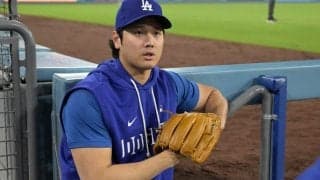 欠場の大谷翔平が“絡んでいた”人物　見つめる先…飛んで来た白球、球団カメラが激写
