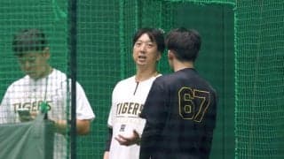 阪神・藤川監督　巨人と大一番前に緊急ミーティング　立石の１軍合流には「ハハハ。彼らしくやってくれれば、いいな」