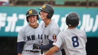 慶応の注目二刀流・湯本琢心が投打に躍動！7回途中1失点＆衝撃3ラン、森林監督も絶賛｢チームに勇気与えた｣【神奈川】
