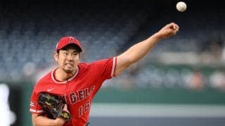 菊池雄星４回１失点で勝敗つかず　４四球と制球が安定せず、88球で交代