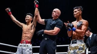 【ONE】吉成士門がボディーでもん絶KO勝ち「次はベルトへのアピールができるような試合を」